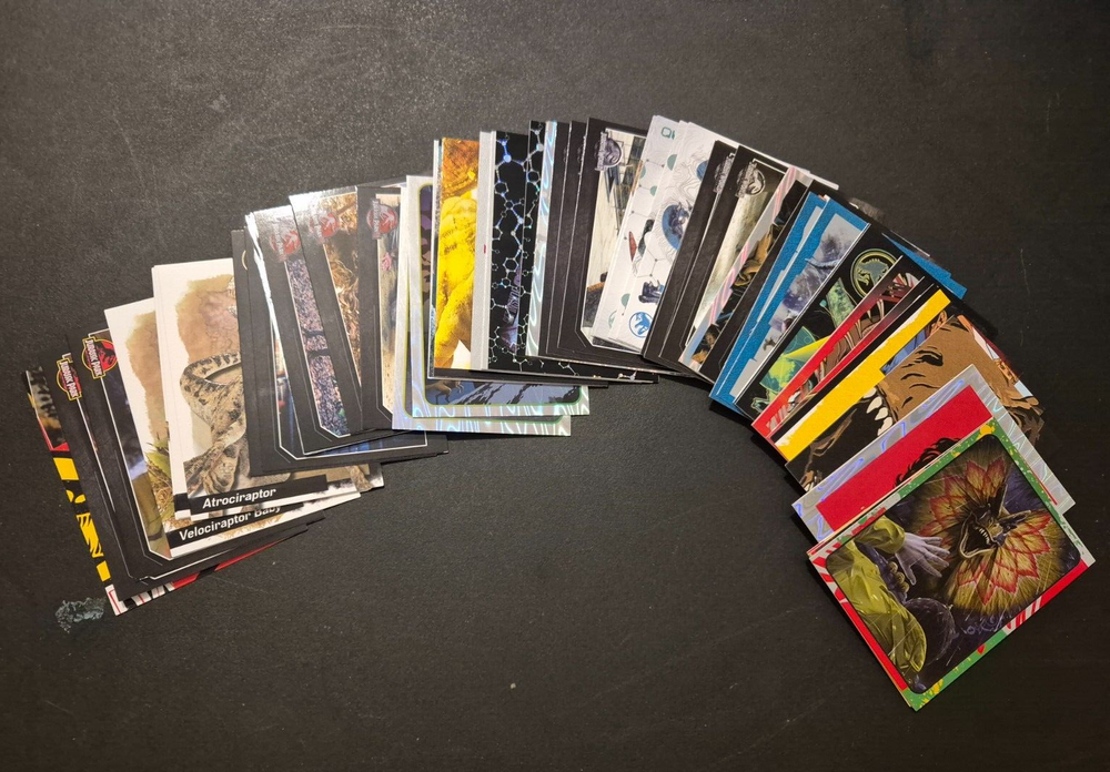 Jurassic Park 30th Anniversary - 55 Card Bundle PANINI - No Duplicates