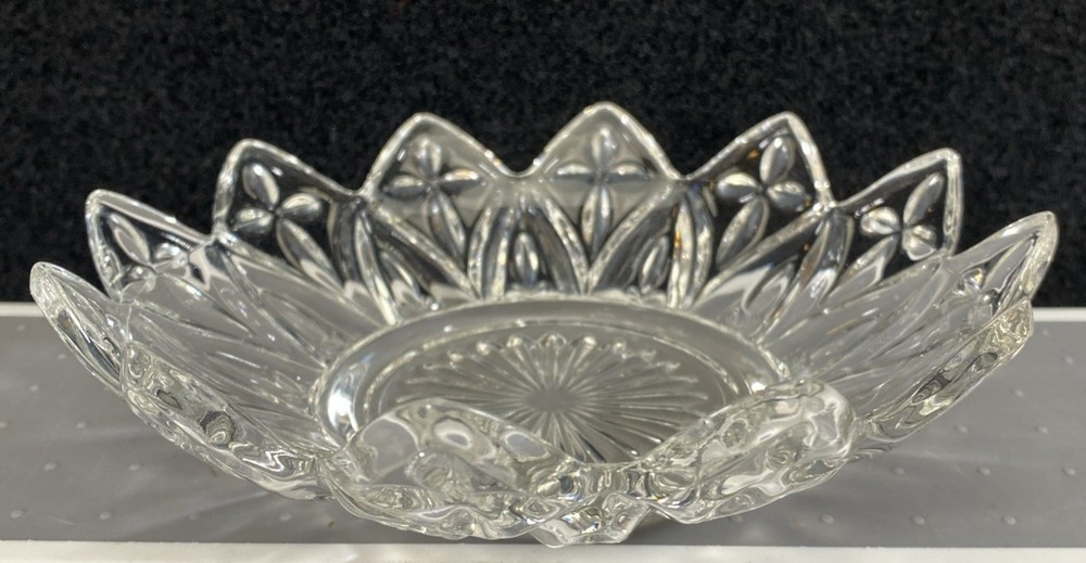 Vintage Clear Cut Glass 5 3/4