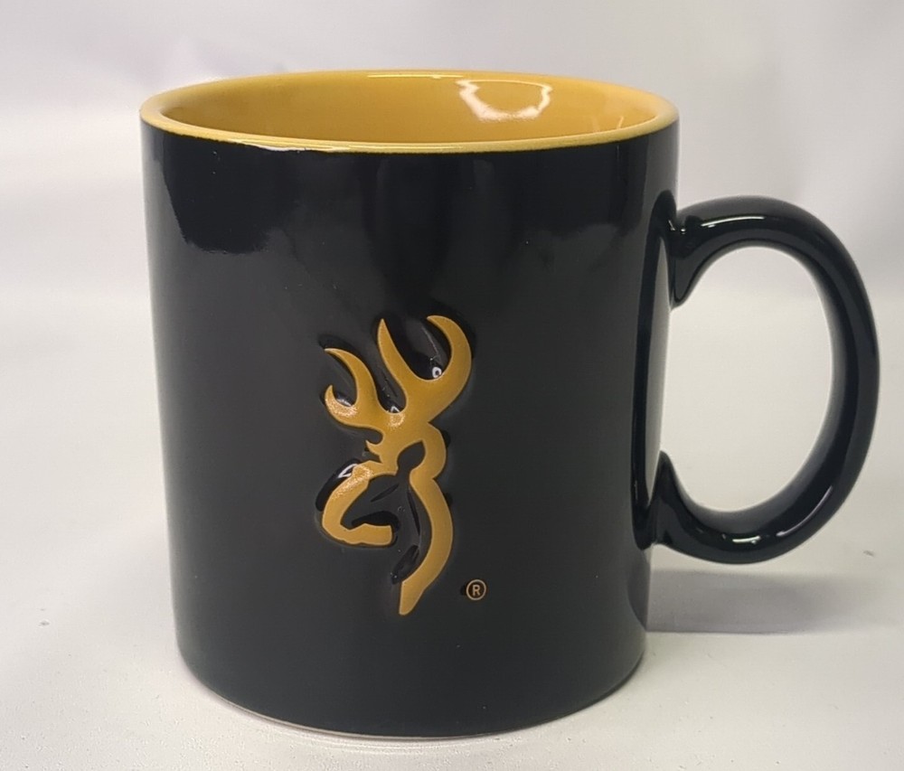 Browning Black And Gold Coffee Mug