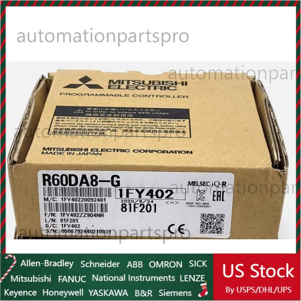 New MITSUBISHI R60DA8-G Analogue I/O Module