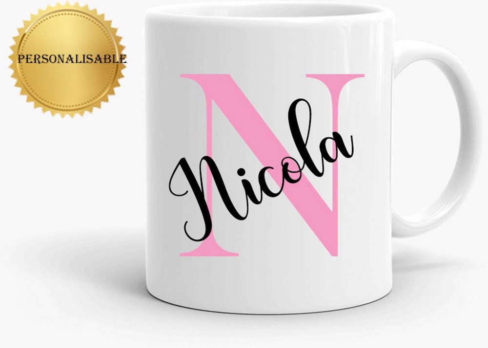 Personalised Text Mug Custom Photo Name Mug Logo Christmas Birthday Gift