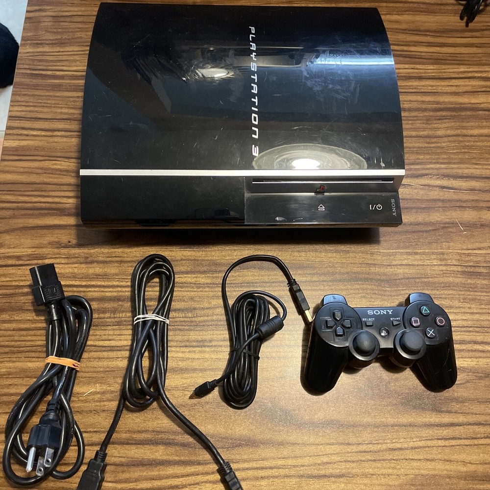 Sony PS3 80GB CECHK01 w/ Controller & HDMI Cord Fully Functional
