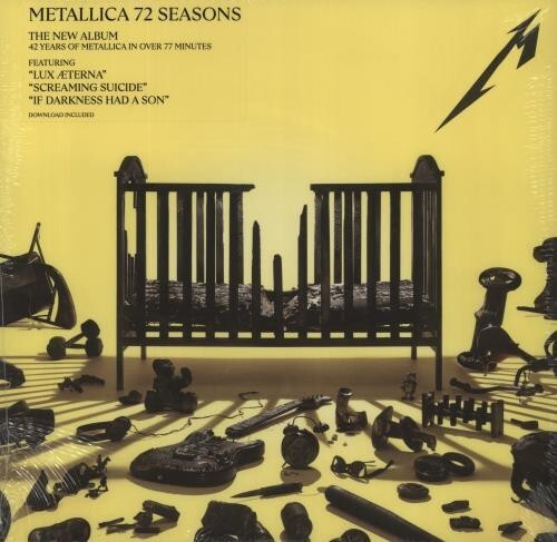Metallica 72 Seasons LP Black Vinyl Mint Sealed   