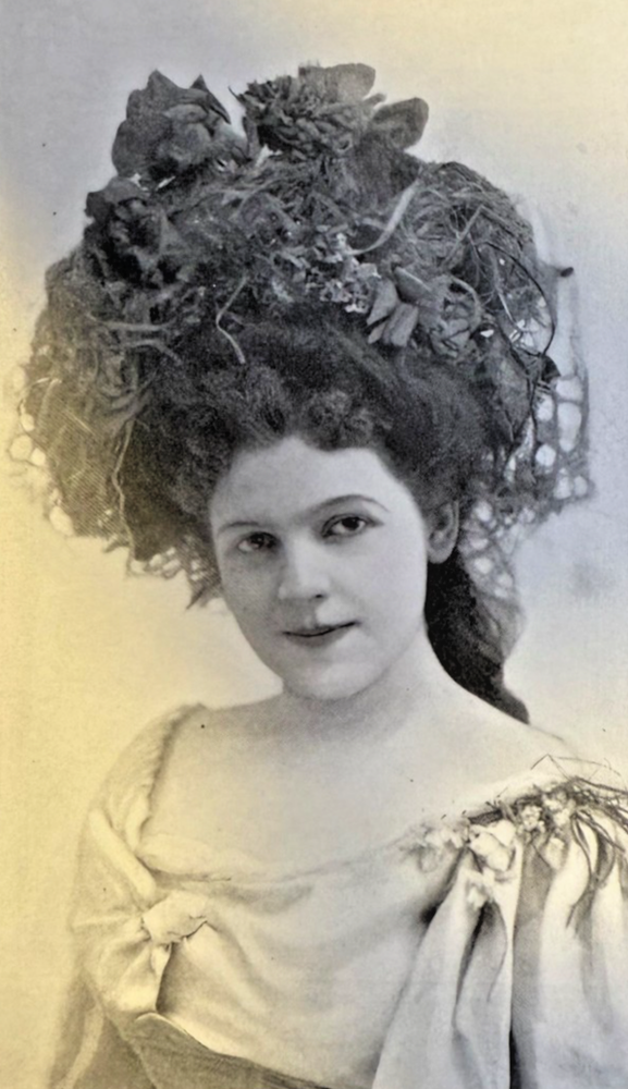 1902 Vintage Magazine Illustration Actress Helen Lord