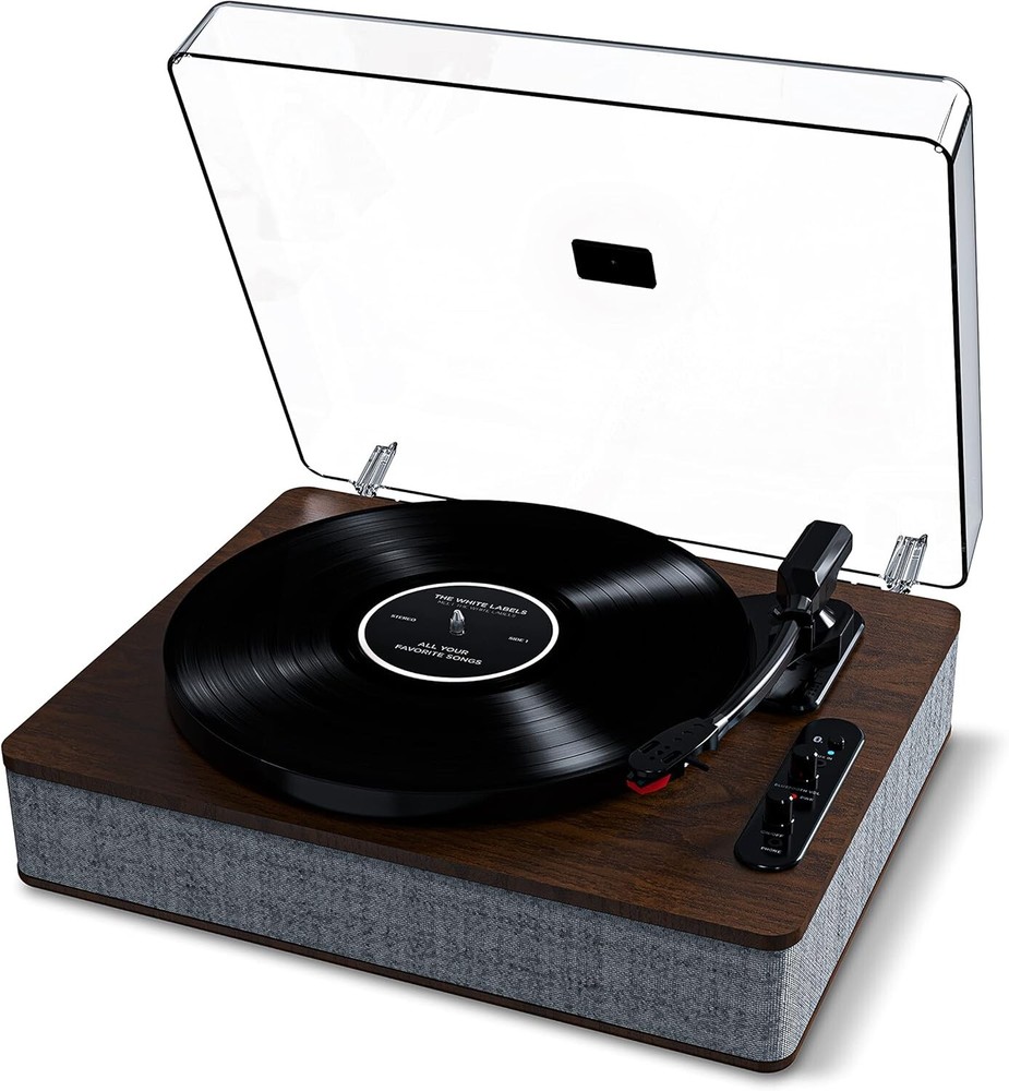 ION Audio Luxe LP – Bluetooth Vinyl Record Player with Speakers, USB Conversion™