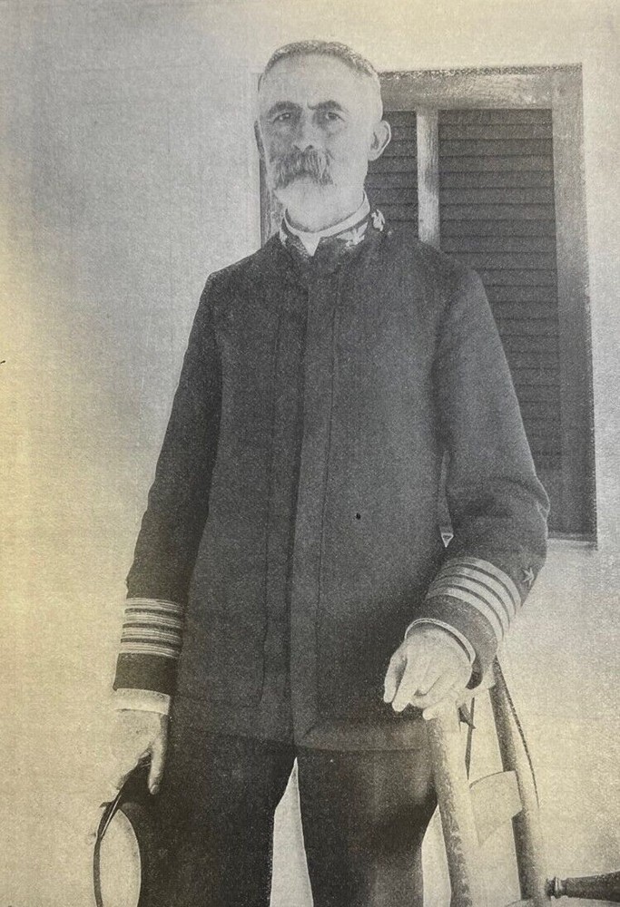 1898 Vintage Magazine Illustration Rear Admiral William T Sampson