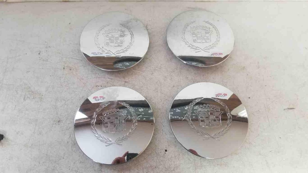 1991-1999 Cadillac Seville OEM Chrome Center Cap Set of 4 with Minimal Marks
