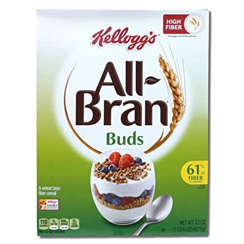 High Fiber Bran Buds Cereal Value Pack | 22 Ounce Box | Pack of 2