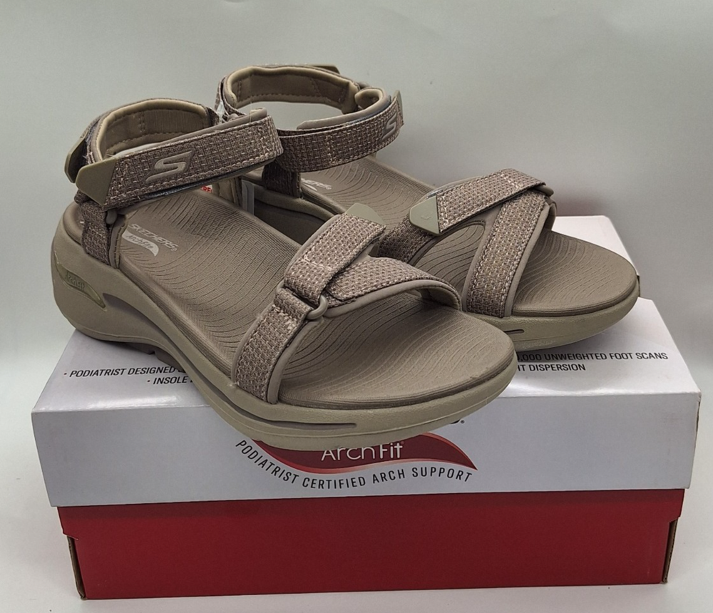 Skechers Women's Arch Fit Cruise Around Woman's Strappy River Sandal Size 6