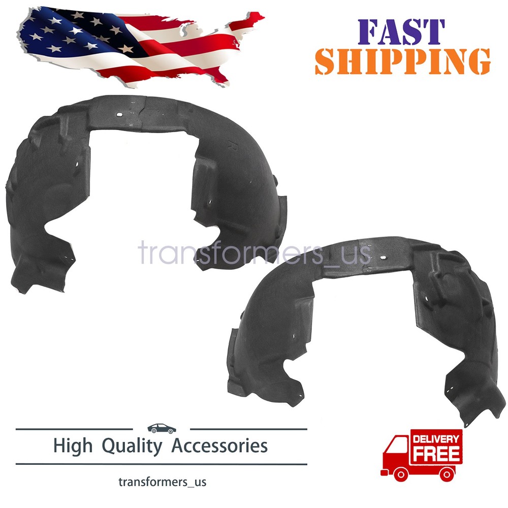 New Front Driver & Passenger Side Fender Liner Set For 2009 2010-2012 Audi A4 S4