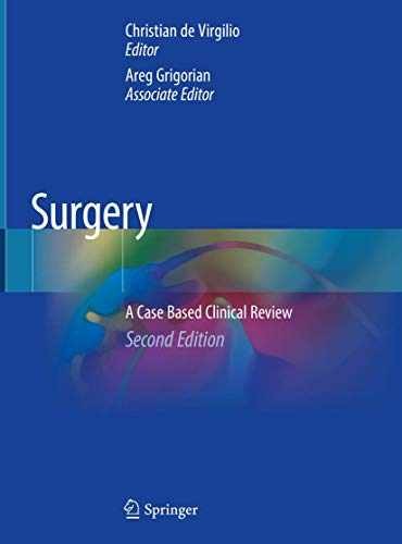 Surgery: A Case Based Clinical - Hardcover, by de Virgilio Christian; - New