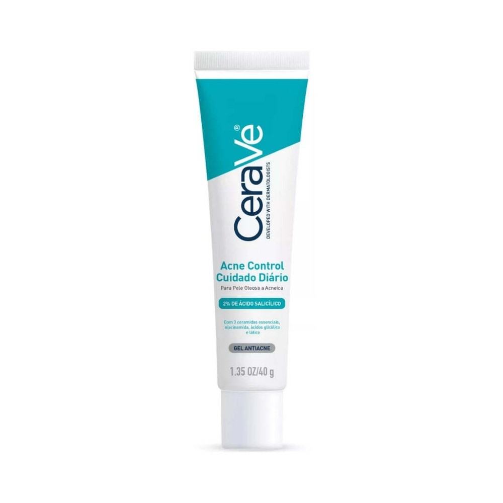 CeraVe Acne Control Oil-Control Moisturizing Gel for Daily Skincare 40g