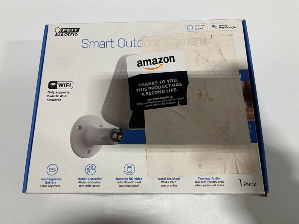 Feit Electric 1080P HD Outdoor Smart WiFi Security Wall Camera