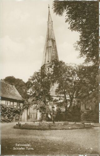 Ansichtskarte Salzwedel Schiefer Turm  (Nr.840)