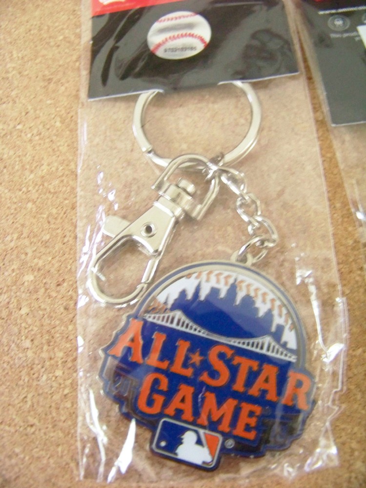 2013 NY New York Mets All-Star Game generic logo key ring with clip