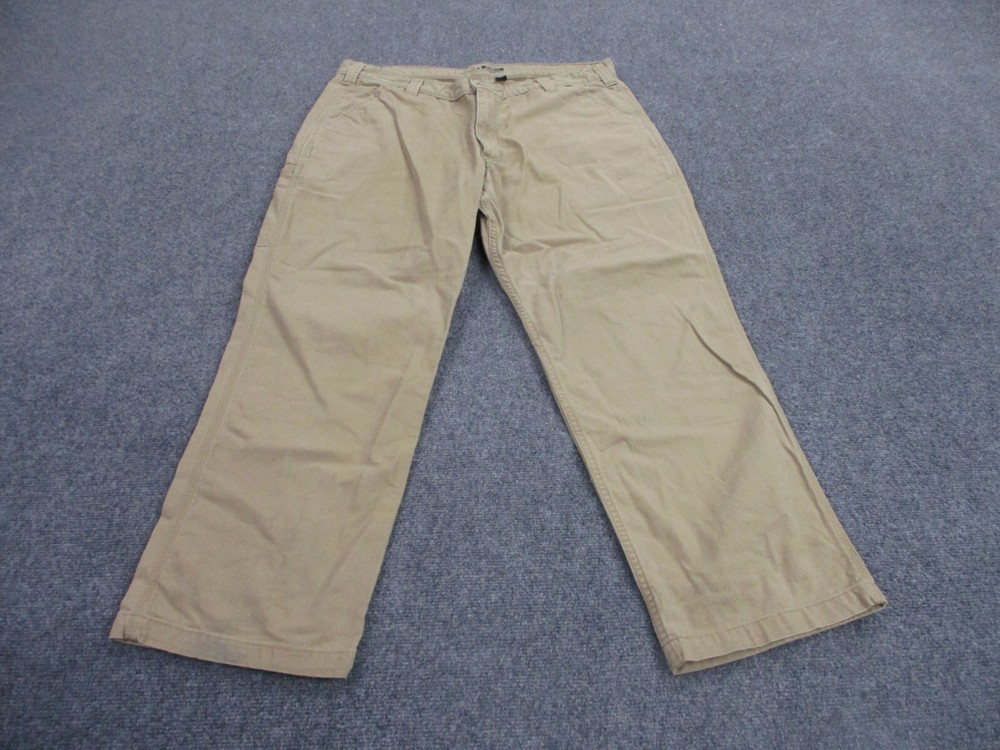 Carhartt Relaxed Fit Rugged Flex Straight Work Pants for Men 38x30 Beige