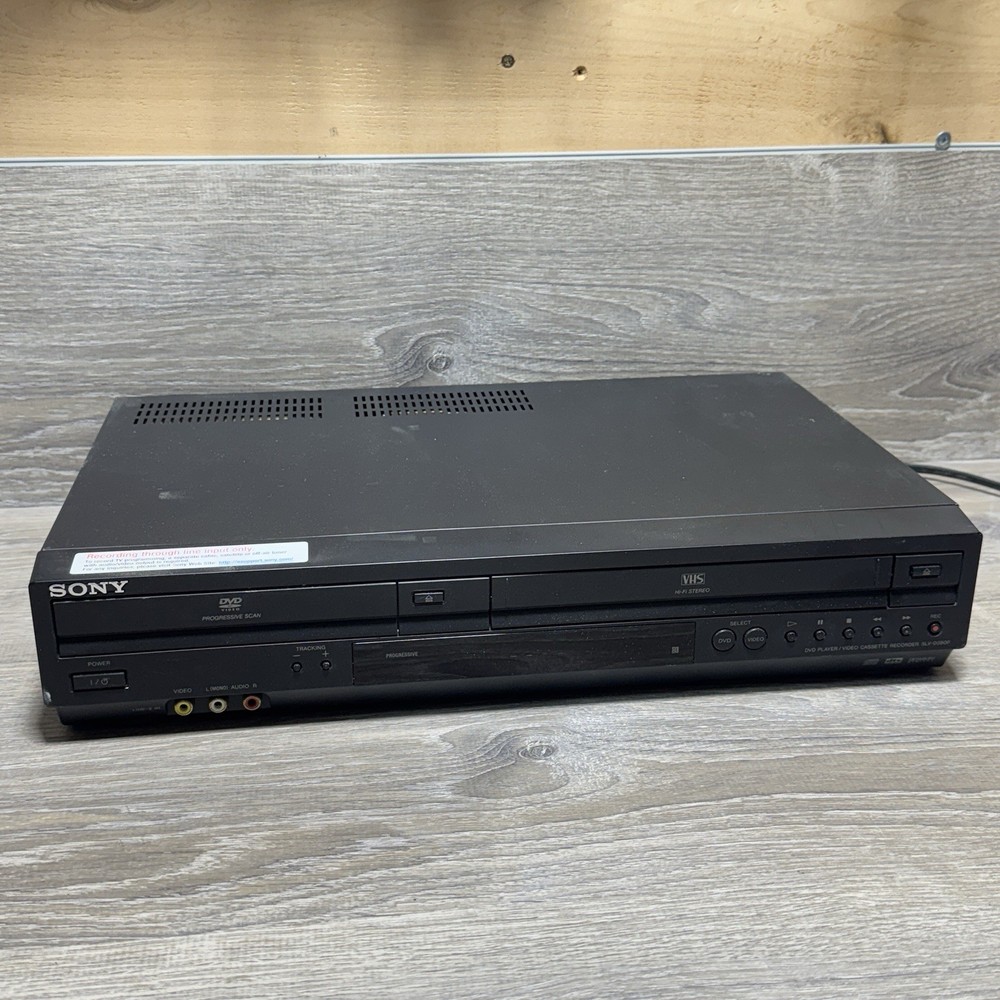 SONY SLV-D380P DVD VCR Combo Player & VHS Recorder Tested & Working No Remote