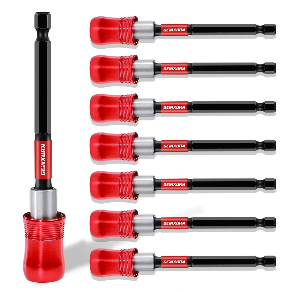 4 Inch Magnetic Impact Screwdriver Bit Holders 8PC Quick-Change Socket Set