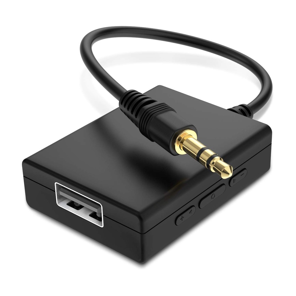 USB to 3.5mm Aux Audio Adapter - Play Music via USB Drive in Car