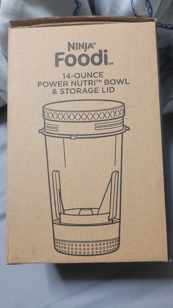 Ninja Foodi 14oz Smoothie Bowl with Power Nutri Blending and Storage Lid New In Box  