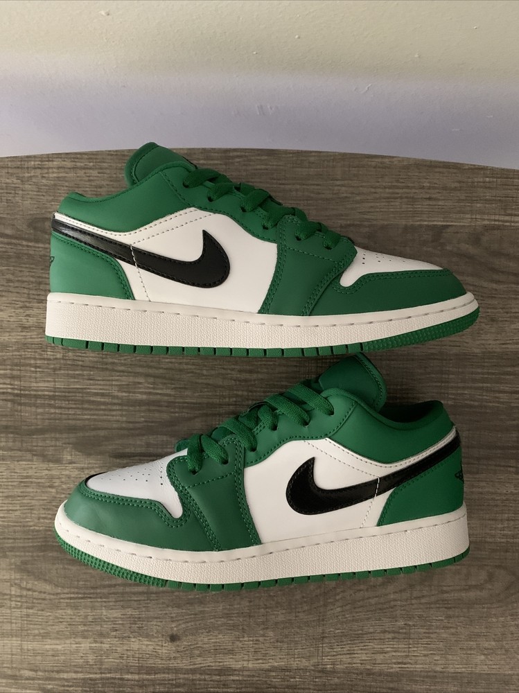 Size 5Y - Nike Air Jordan 1 Retro Low Pine Green 2020