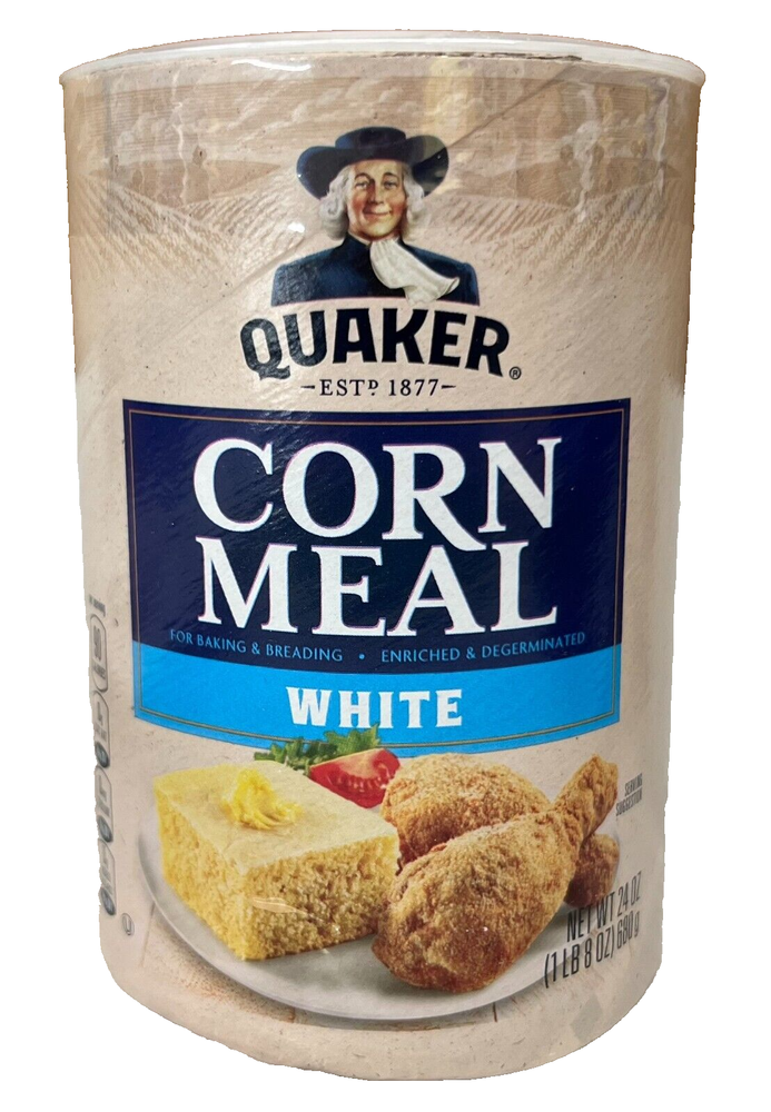 Quaker White Corn Meal for Baking & Breading 24 oz