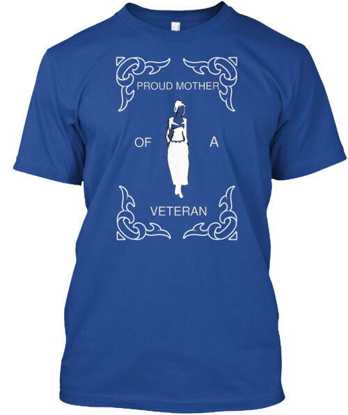 Proud Mother Of A Vet T-Shirt Made in the USA Size S to 5XL