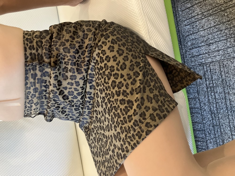 FENDI Jeans Leopard Print Skirt Brown Size IT42 / W28 Made in Italy – Wome...