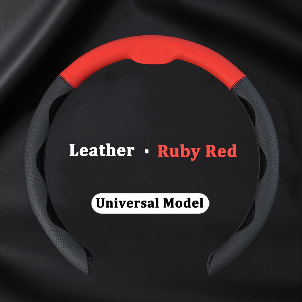 Car Steering Wheel Cover Leather Breathable Anti-slip Car Accessories Universal