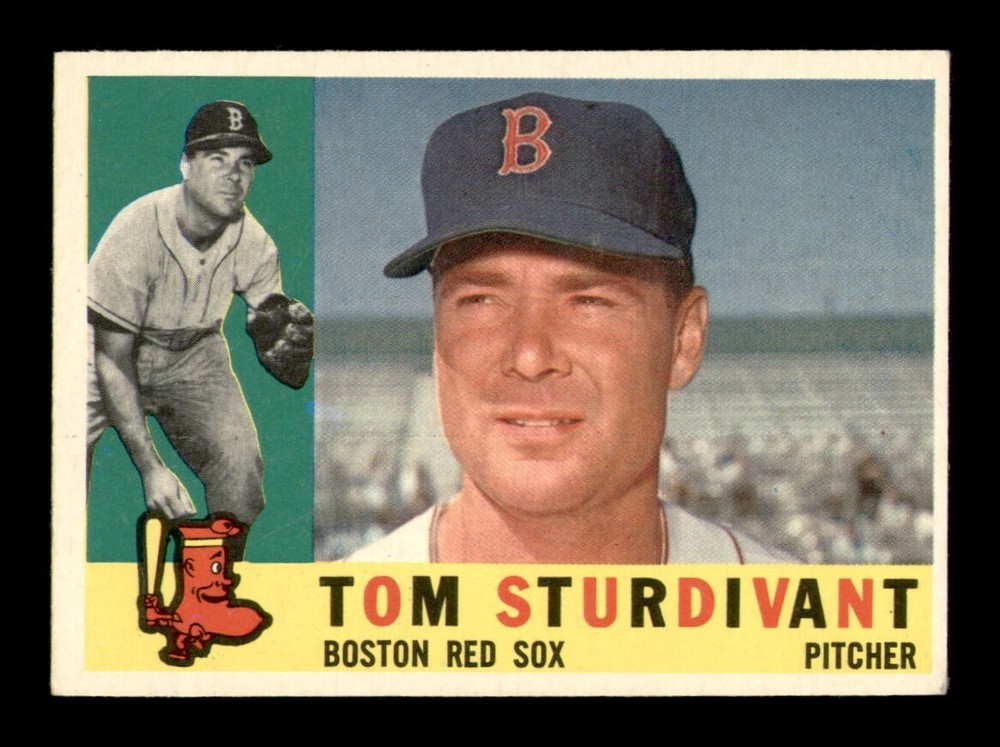 1960 Topps #487 Tom Sturdivant EX-MINT Baseball Card OBGcards
