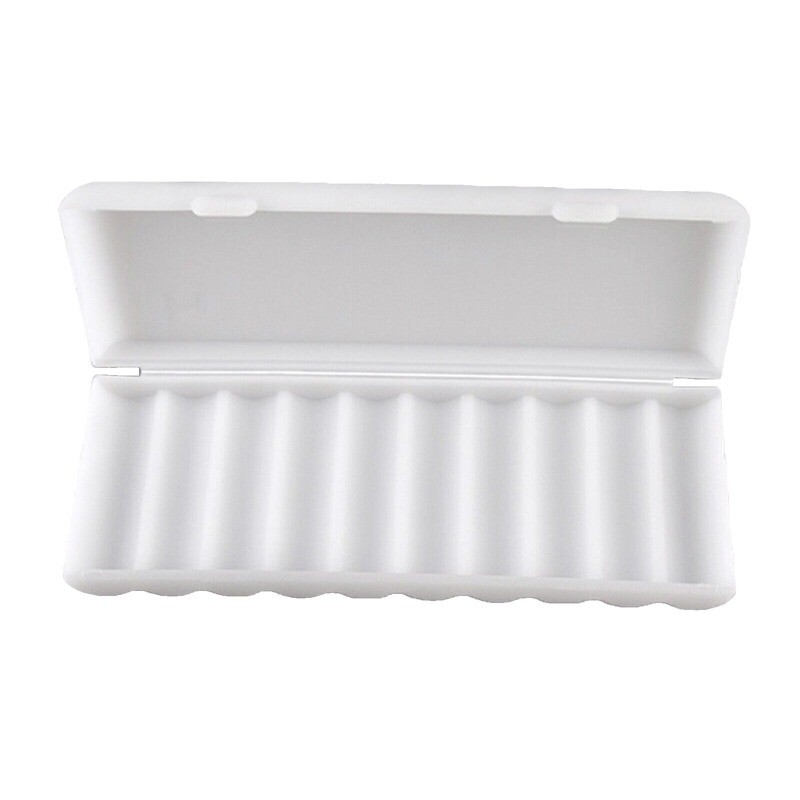18650 Battery Storage Case Box Organizer Holder White for 10 x18650 Batteries US