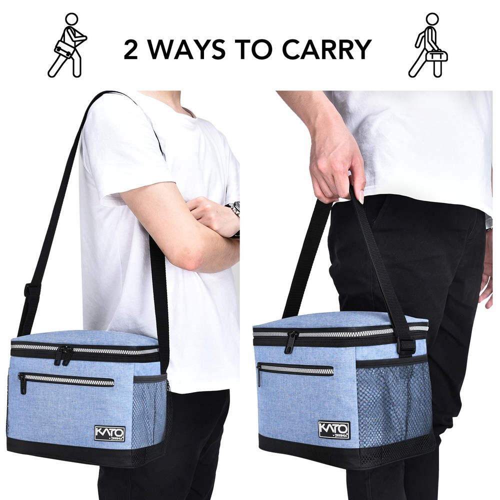 Insulated Lunch Cooler Tote Bag for Work School Picnic Adults Kids