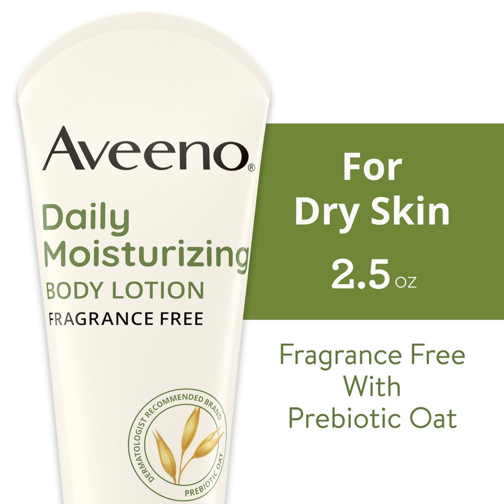 Aveeno Daily Moisturizing Lotion with Oat for Dry Skin, Unisex 2.5oz