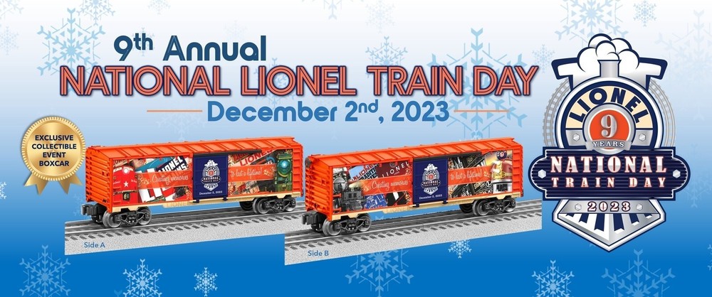 Lionel Trains 2328530 2023 National Train Day Boxcar Set  
