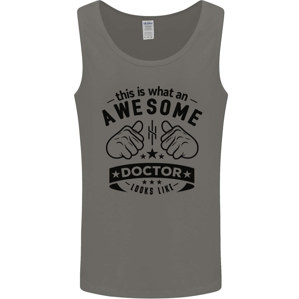 An Awesome Doctor Looks Like GP Funny Mens Vest Tank Top