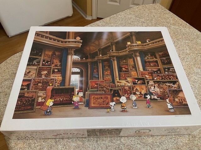 Snoopy Peanuts Apollo-Sha Japanese Gallery Jigsaw Puzzle