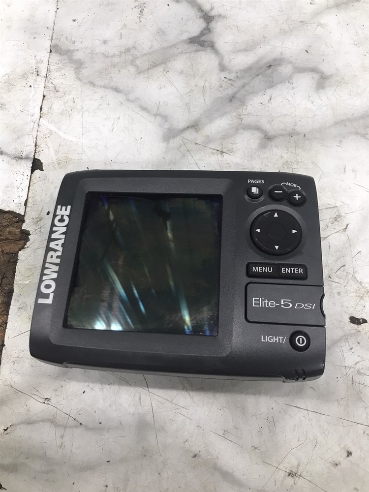 Lowrance Elite 5 DSI GPS fish finder fishfinder chart plotter Elite-5