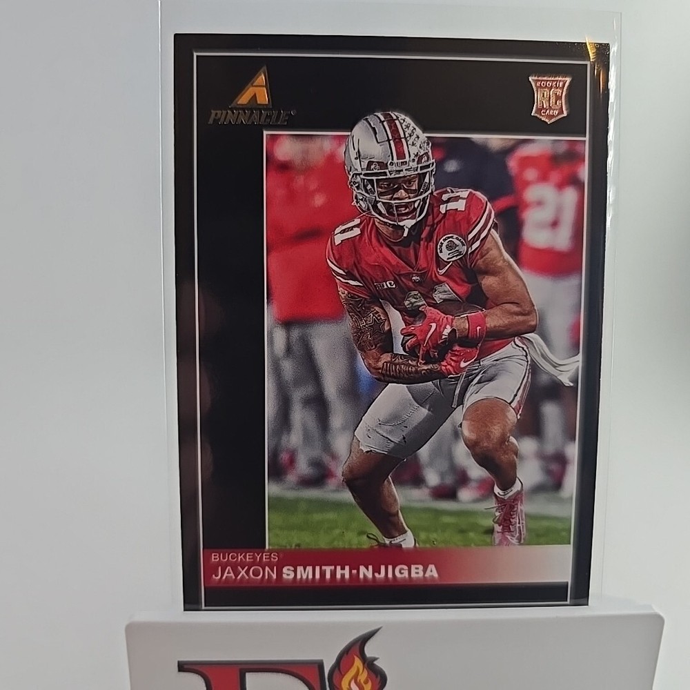 2023 Panini Chronicles Draft Picks Pinnacle #7 Jaxon Smith-Njigba (RC) Buckeyes