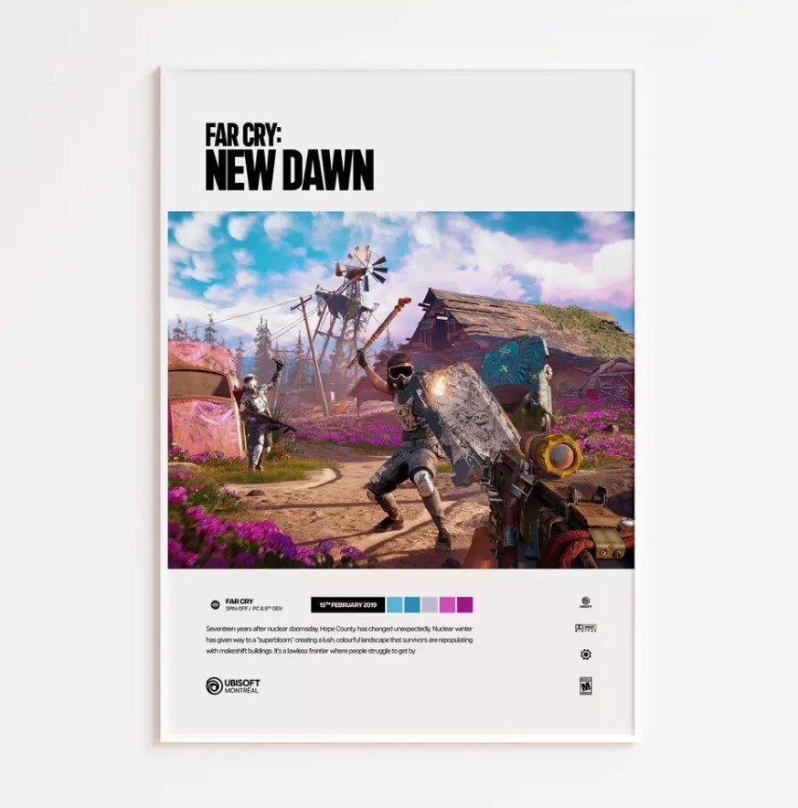 Far Cry New Dawn 2019 Video Game Art Poster Print
