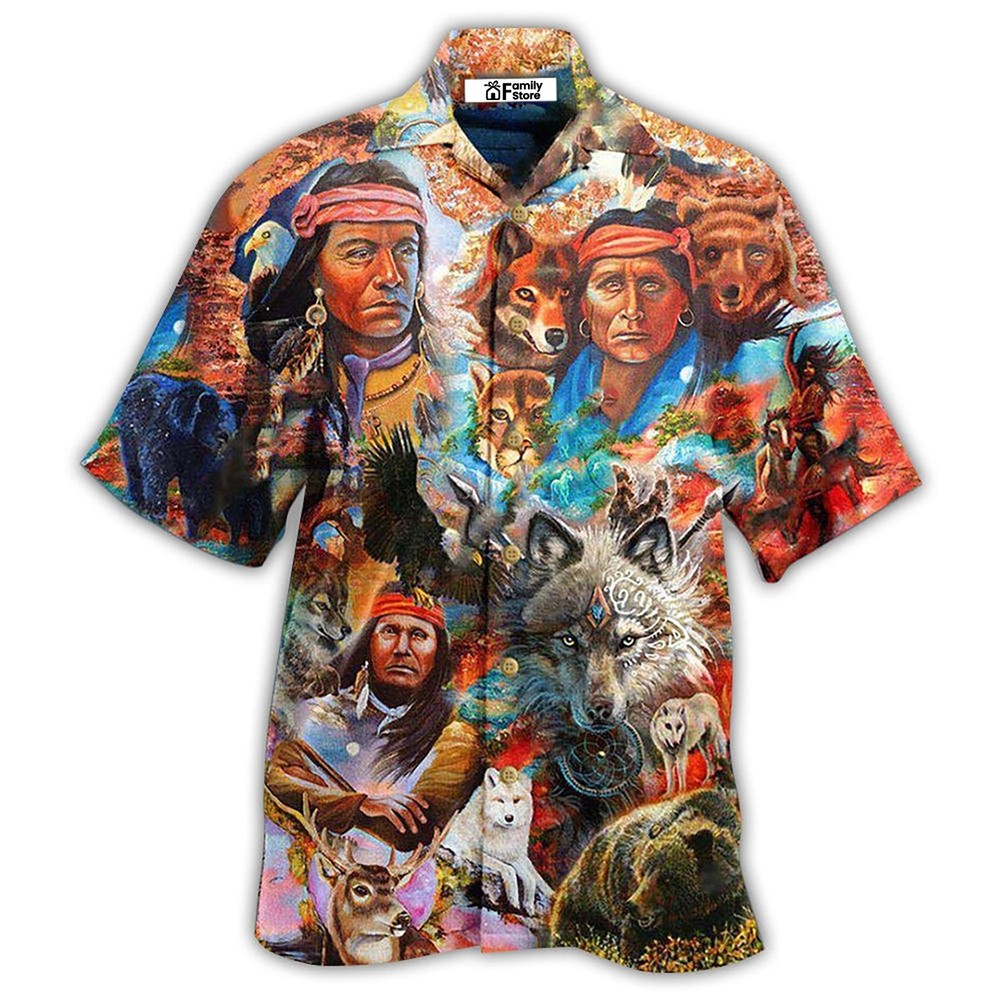 Native Let The Spirits Guide You Cool   Hawaiian Shirt
