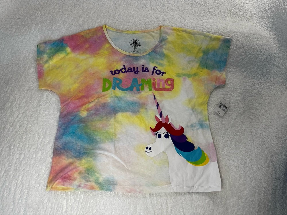 Disney Parks “Today is for Dreaming” Unicorn T-shirt Girls Size Large 10/12