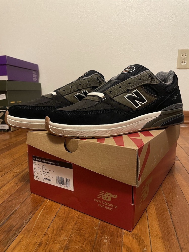 Size 11 - Andrew Reynolds x New Balance Numeric 933 Black Dark Olivine
