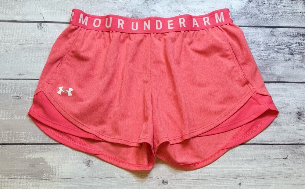 Under Armour Athletic Shorts Women’s Medium Hot Pink - Running Fitness Gym Yoga