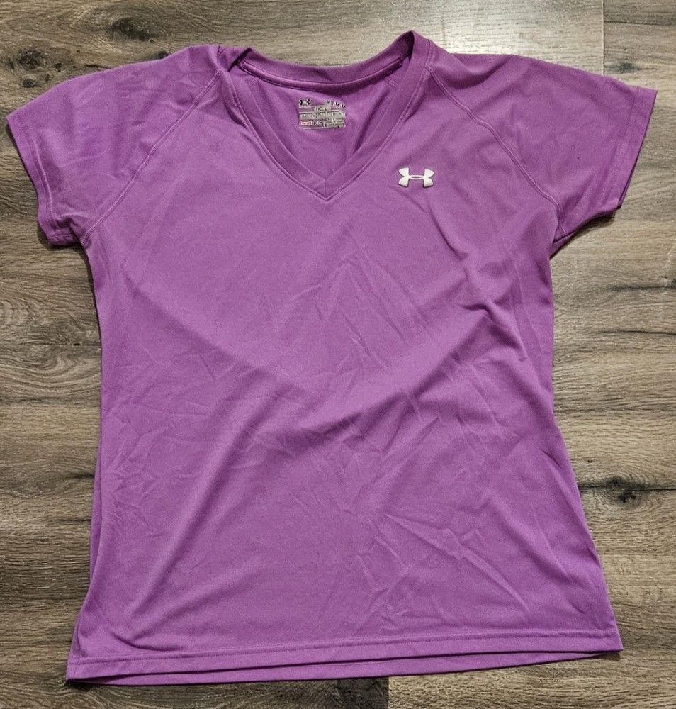Under Armour Women's Purple Heat Gear Activewear Size Medium
