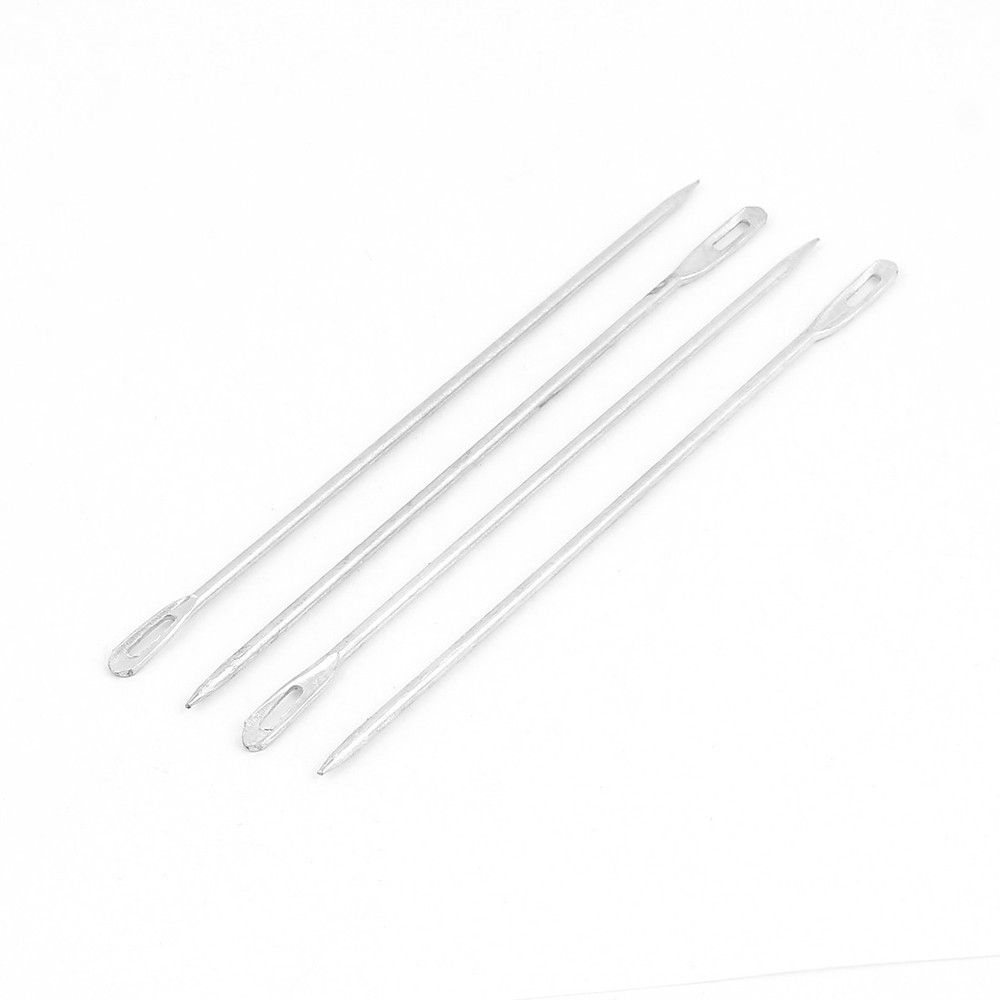 Burlap Sacks Gunny Bag Packing Package Hand Sewing Stitching Needles 4 Pcs