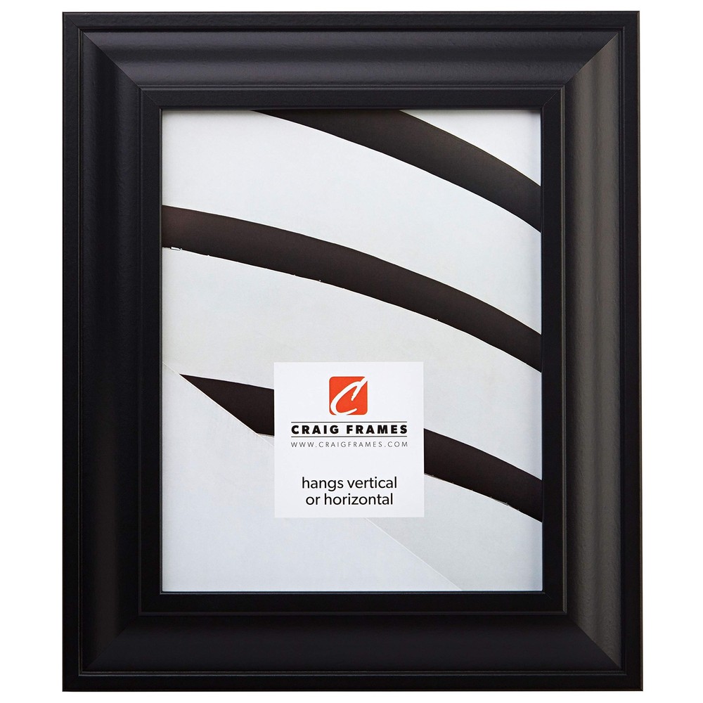21834700BK 19x25-Inch Black Smooth Wrap Picture Frame, 2-Inch Wide