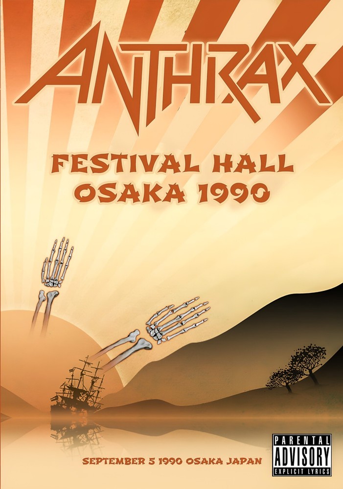 Anthrax Festival Hall Osaka 1990 Retro Vintage Concert Poster Wall Art 11