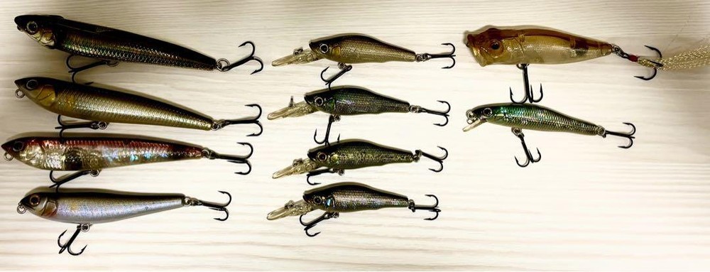 Fishing Lure Hard To Find Old Megabass Color Set Of 10