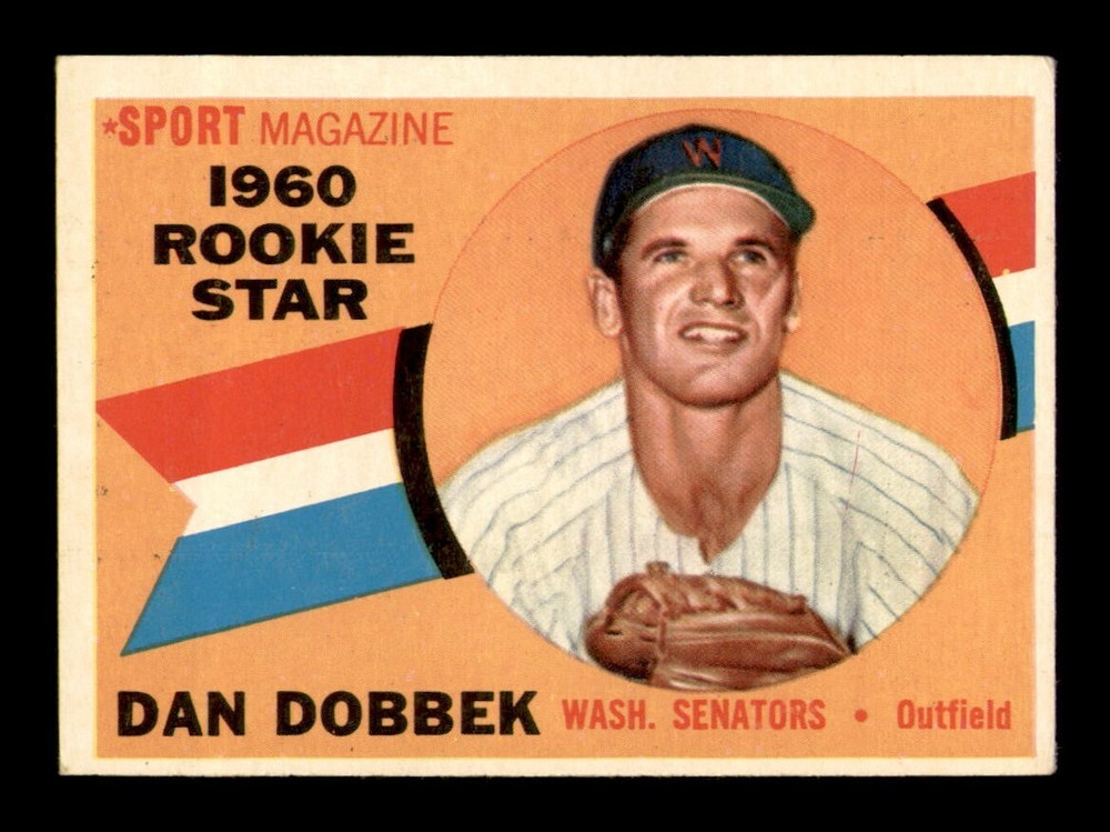 1960 Topps #123 Dan Dobbek EX-MINT Baseball Card OBGcards