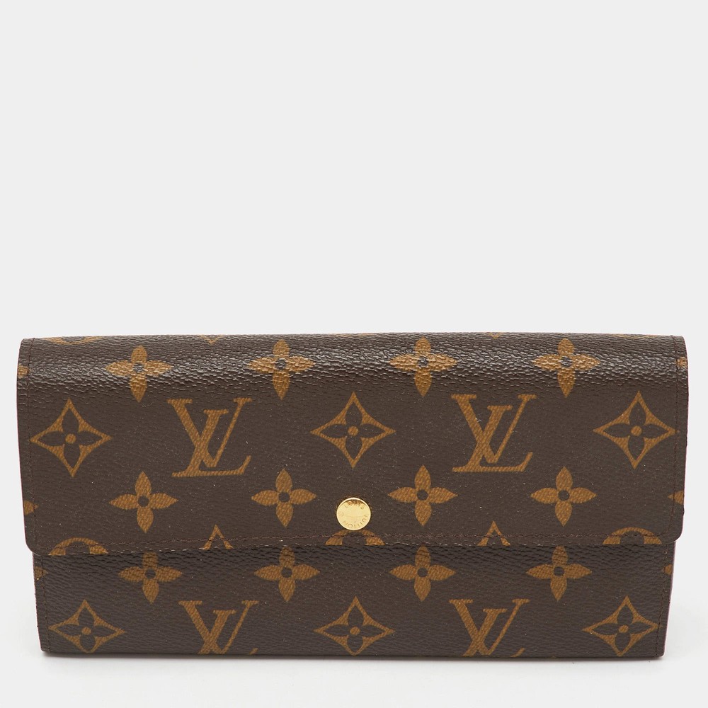 Louis Vuitton Monogram Canvas Sarah Long Wallet